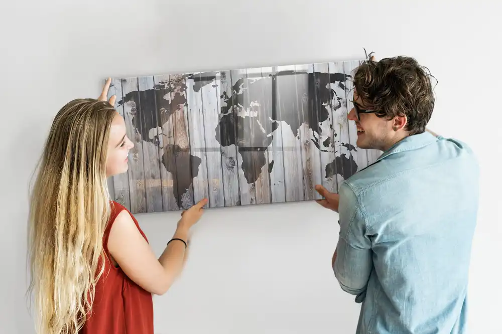 Tableau magnétique pour magnets continents