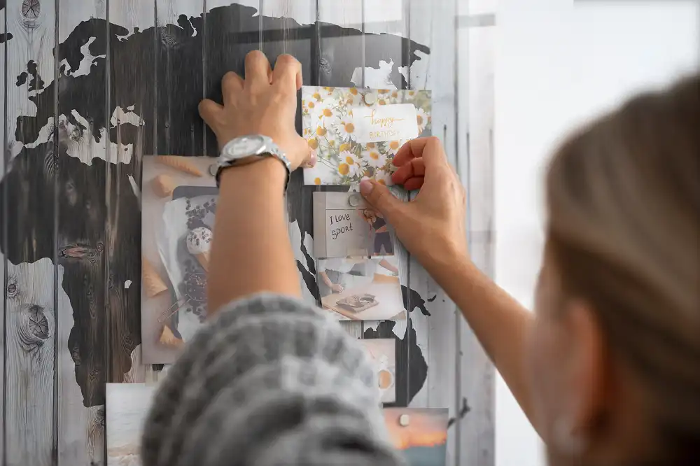 Tableau magnétique pour magnets continents