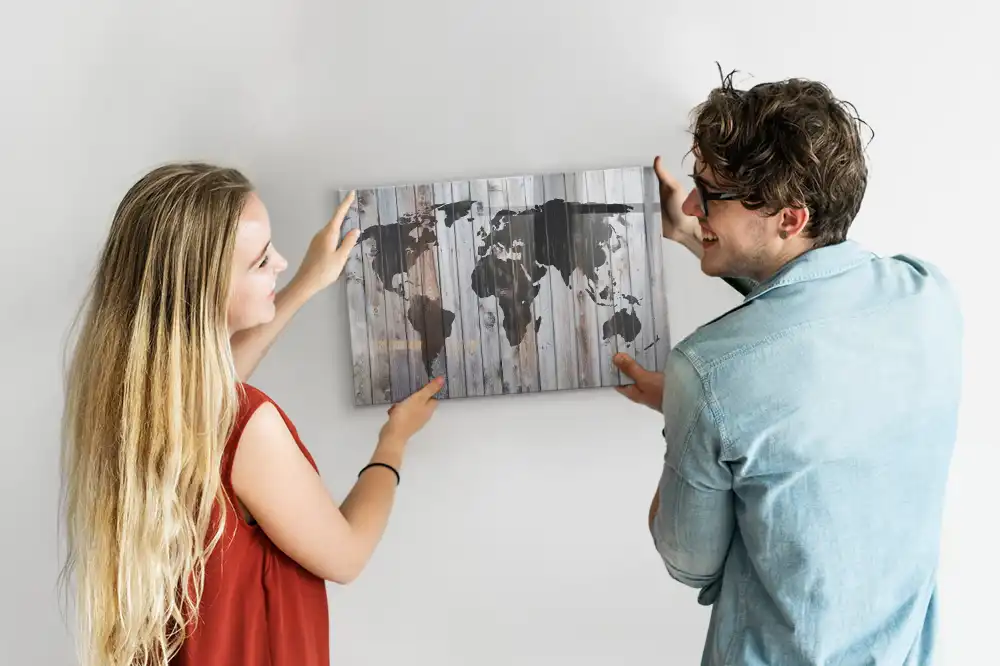 Tableau magnétique pour magnets continents