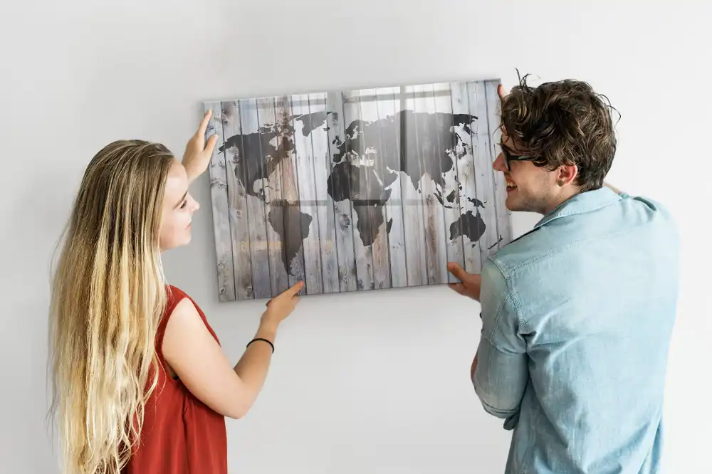 Tableau magnétique pour magnets continents
