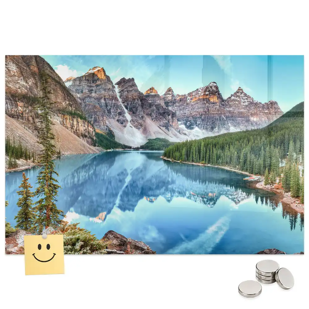 Tableau magnétique paysage de montagne pour magnets