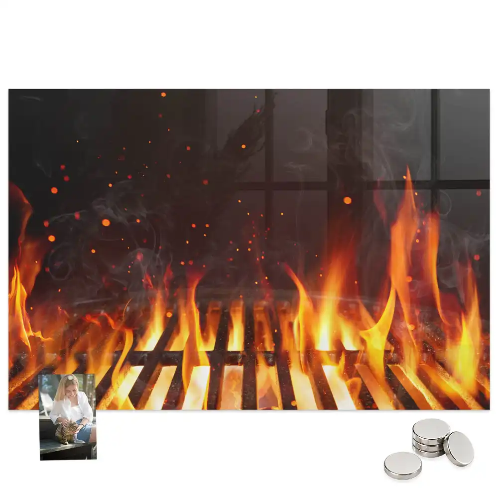 Tableau mural magnétique pour foyer
