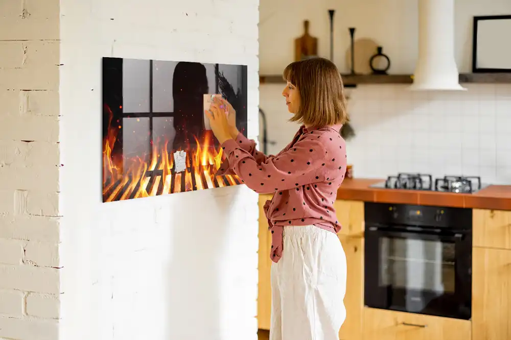 Tableau mural magnétique pour foyer