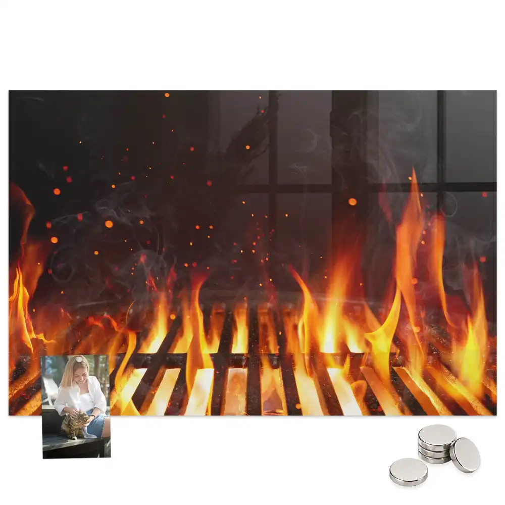 Tableau mural magnétique pour foyer