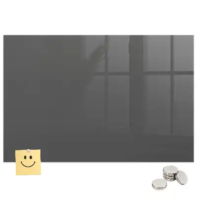 Tableau magnétique en verre gris