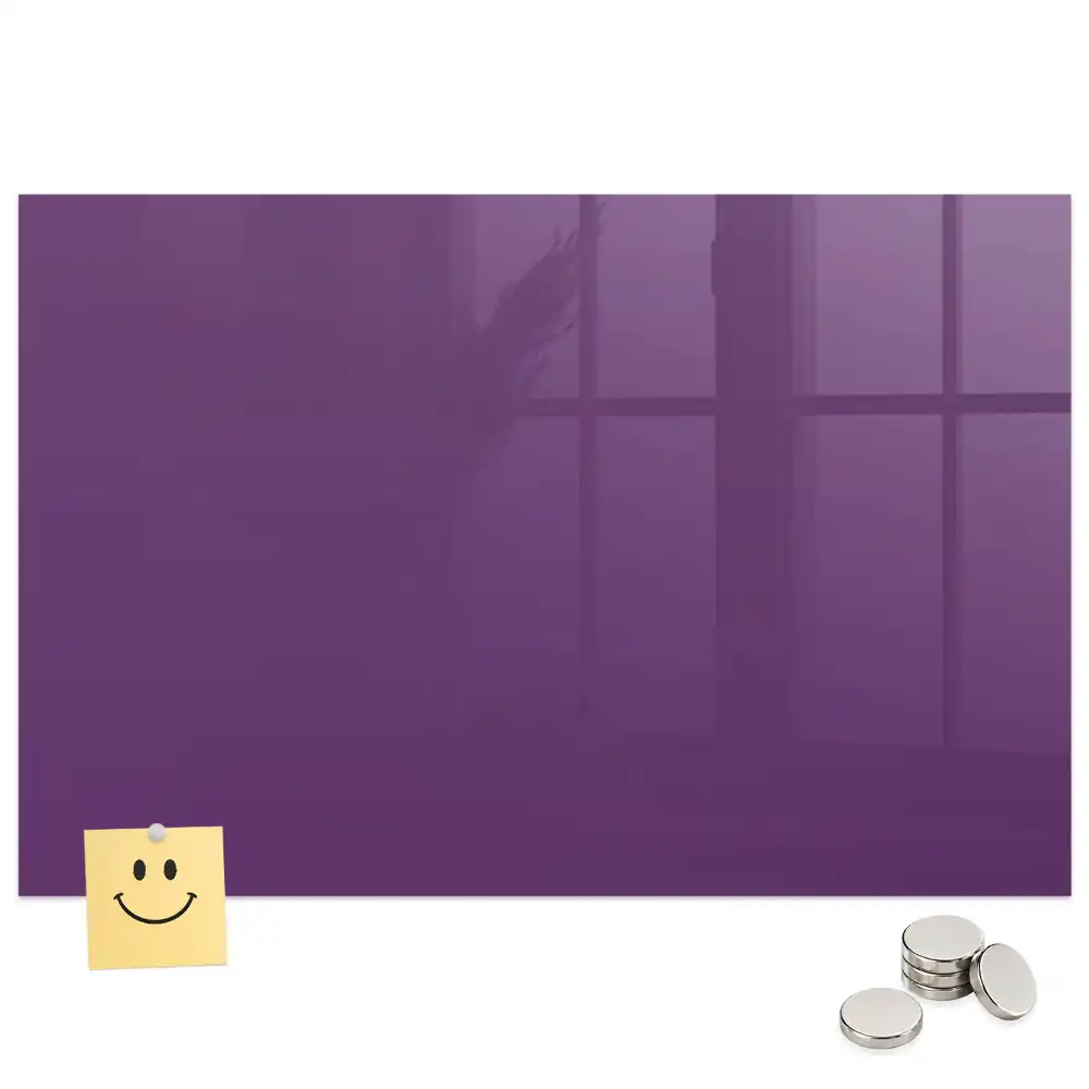 Tableau mural magnétique violet