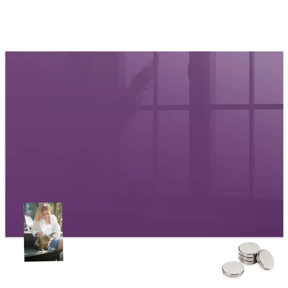 Tableau mural magnétique violet