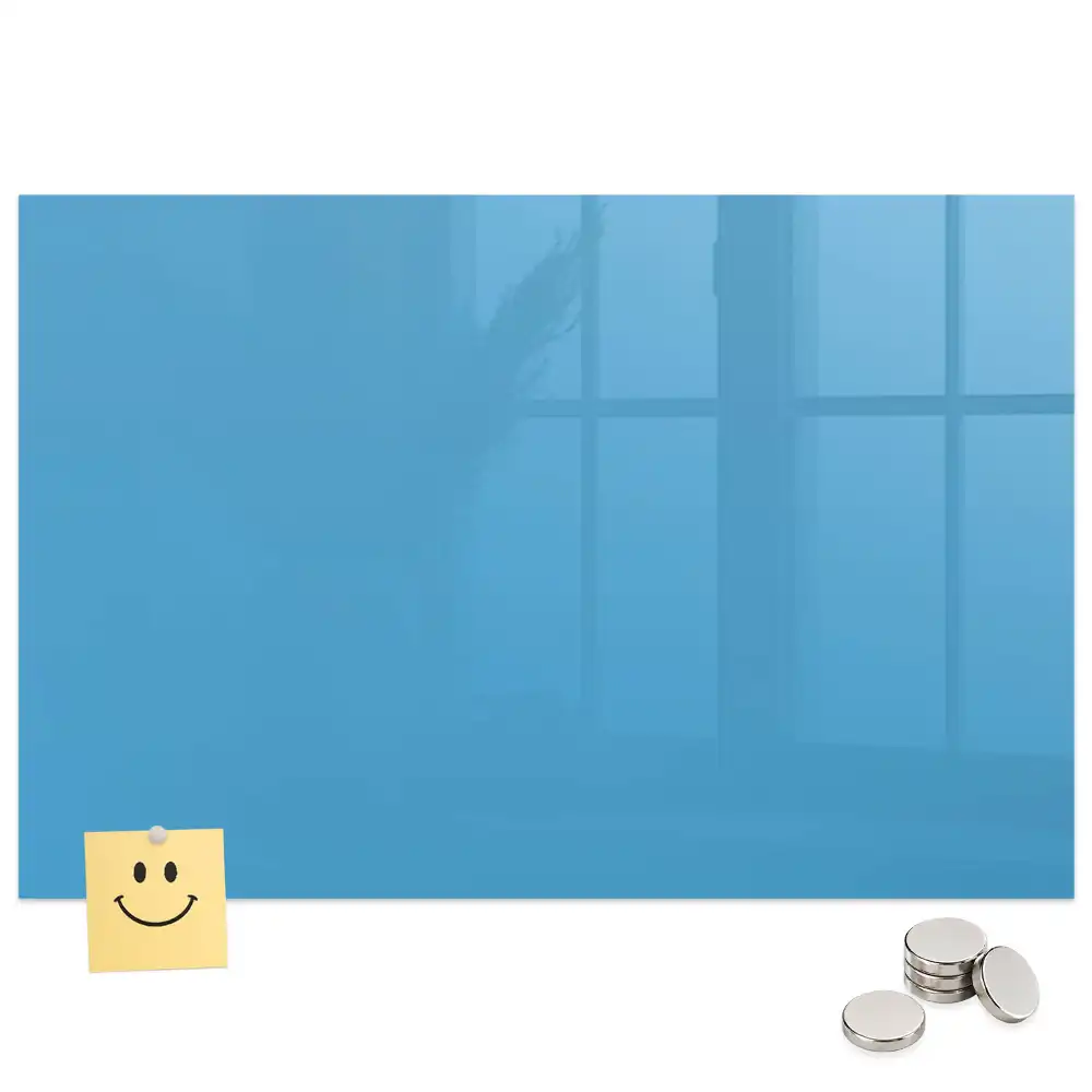 Tableau magnétique bleu pour magnets
