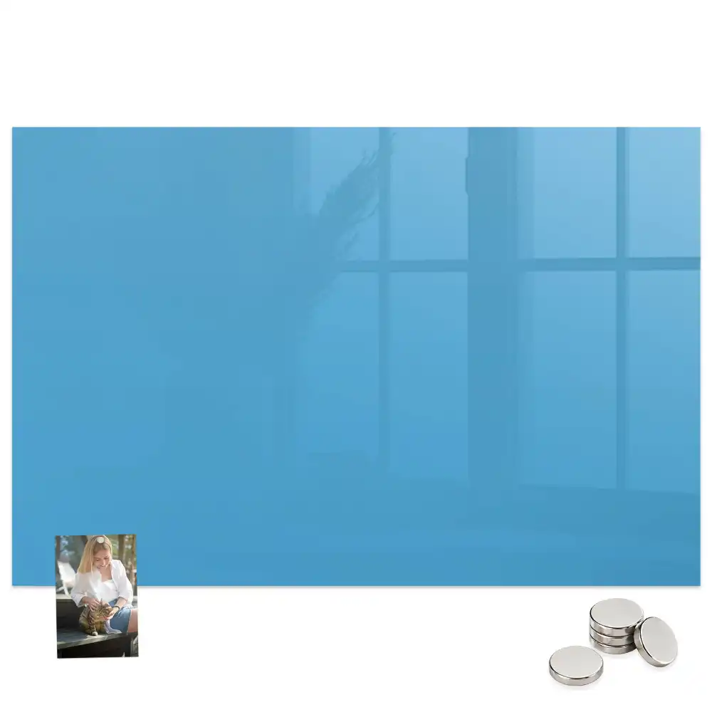 Tableau magnétique bleu pour magnets
