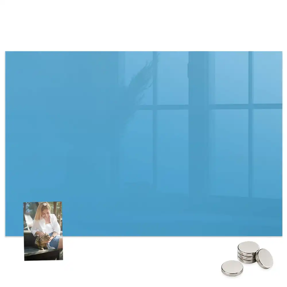 Tableau magnétique bleu pour magnets