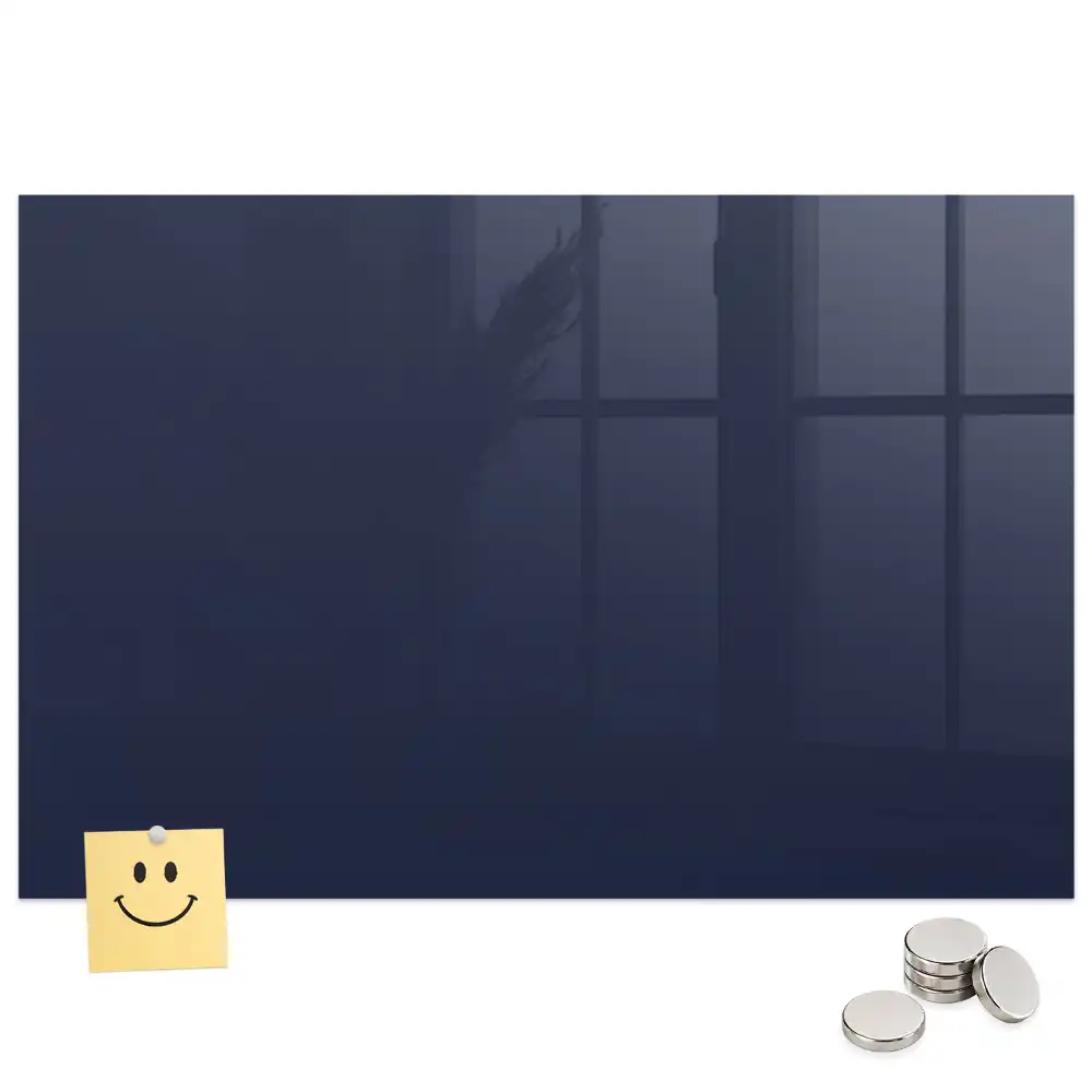 Tableau mural magnétique bleu marine foncé