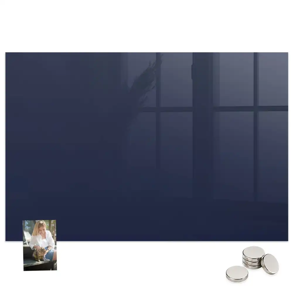 Tableau mural magnétique bleu marine foncé