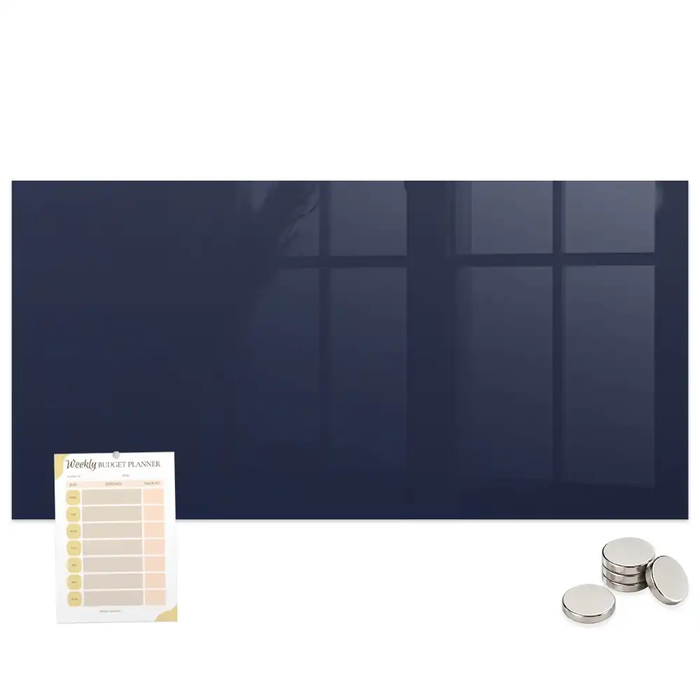 Tableau mural magnétique bleu marine foncé