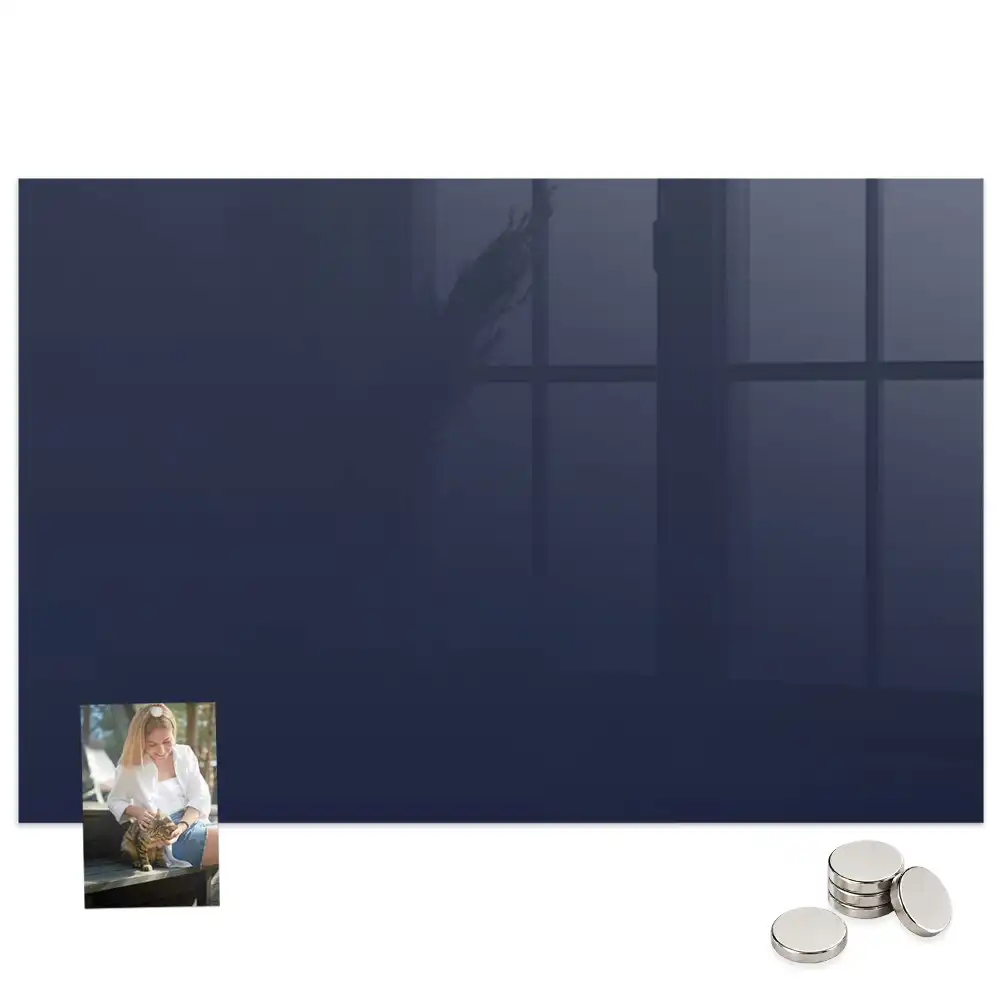 Tableau mural magnétique bleu marine foncé