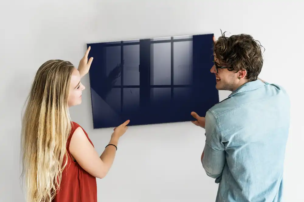 Tableau mural magnétique bleu marine foncé