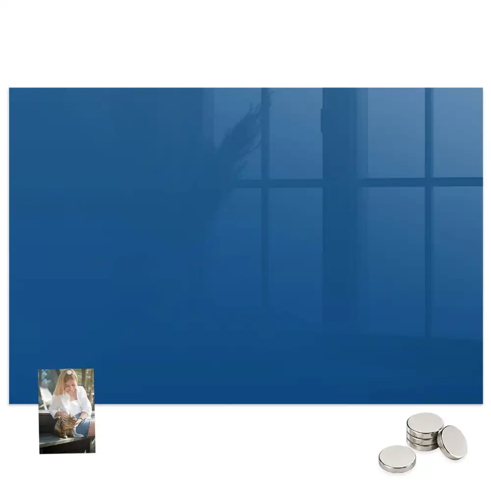 Tableau magnétique bleu pour magnets