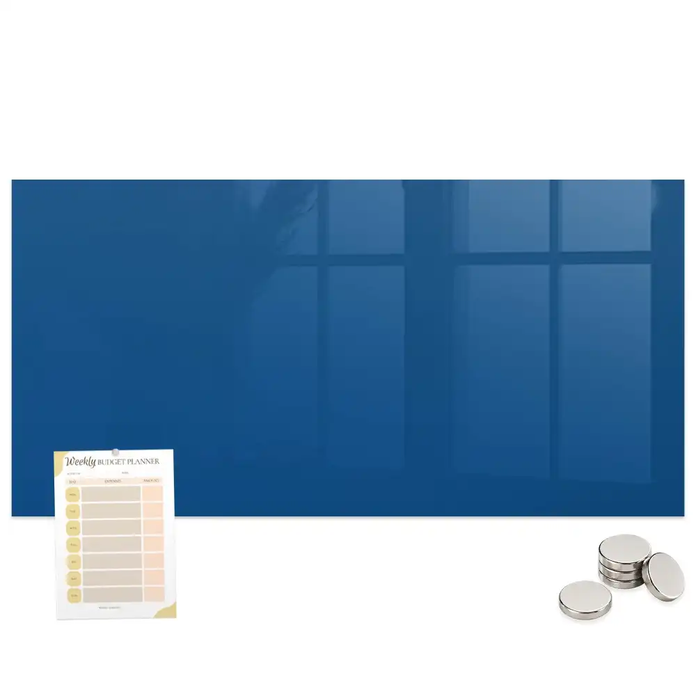 Tableau magnétique bleu pour magnets