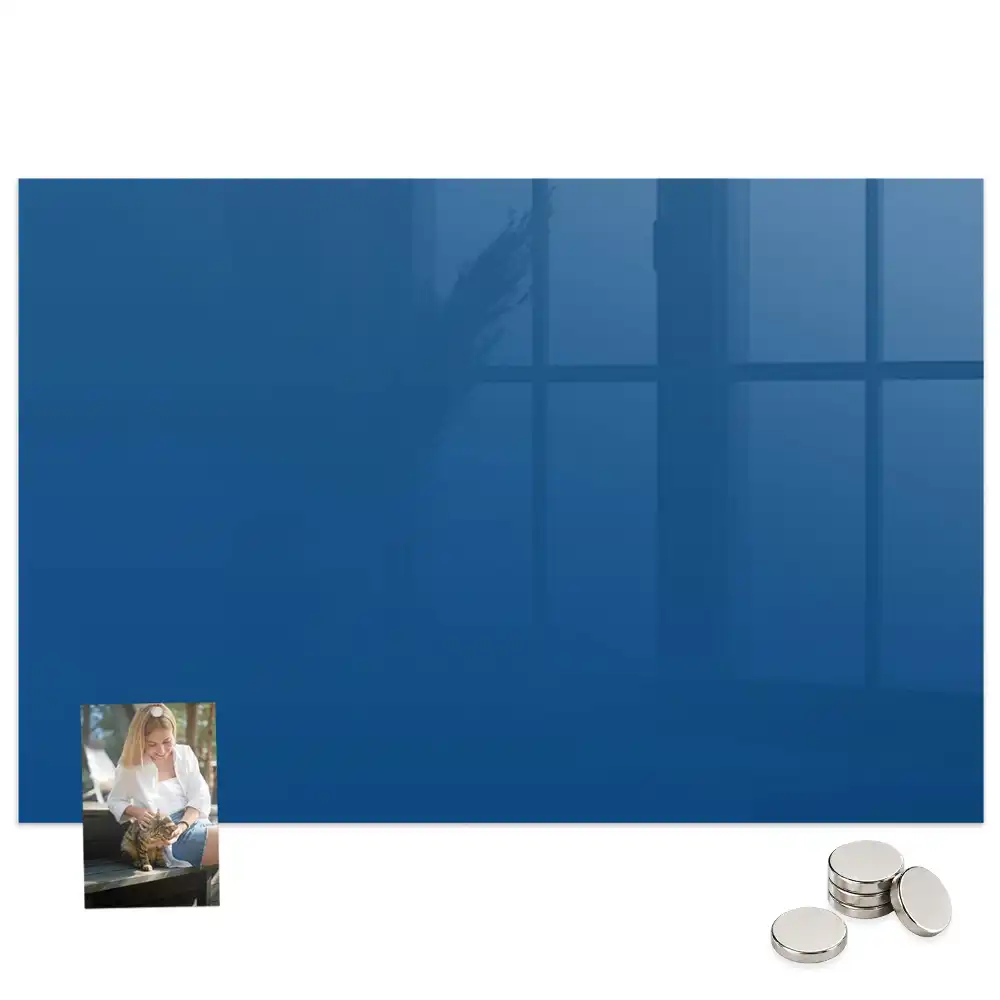 Tableau magnétique bleu pour magnets