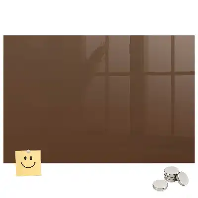 Tableau aimanté décoratif marron