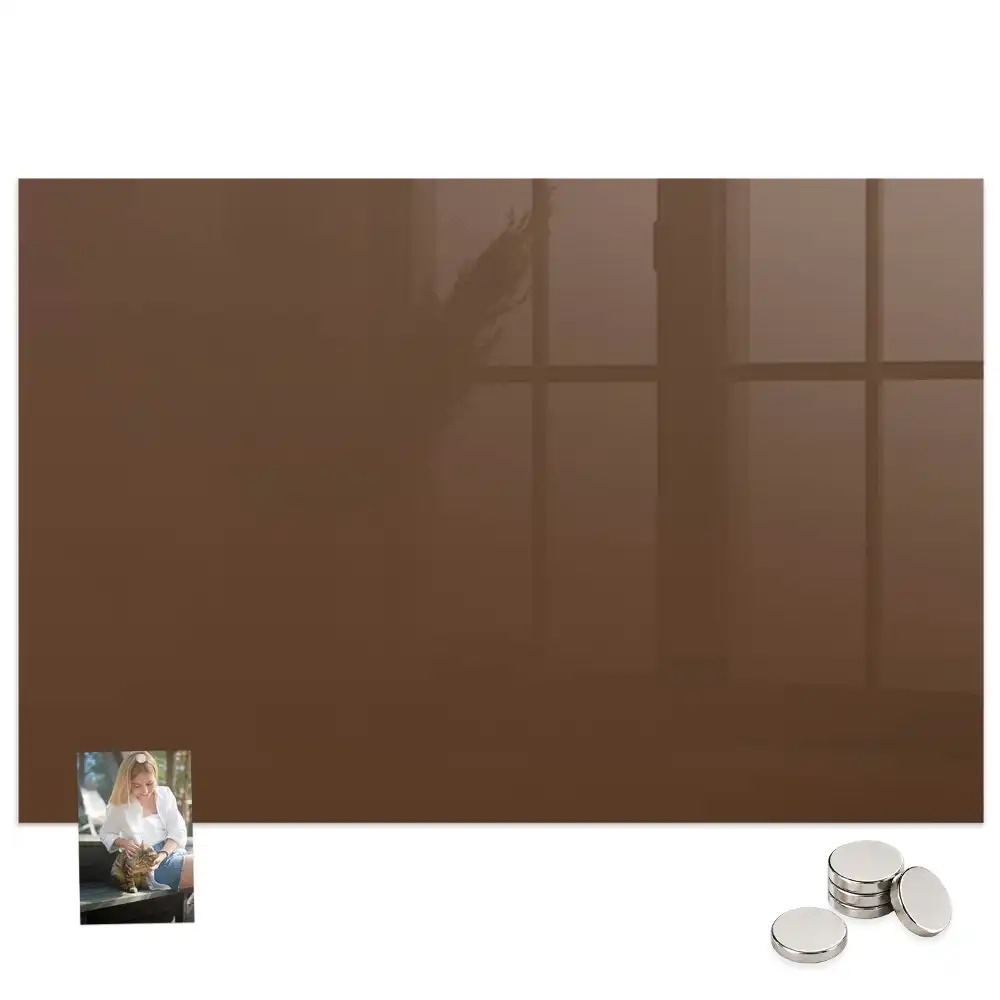 Tableau aimanté décoratif marron