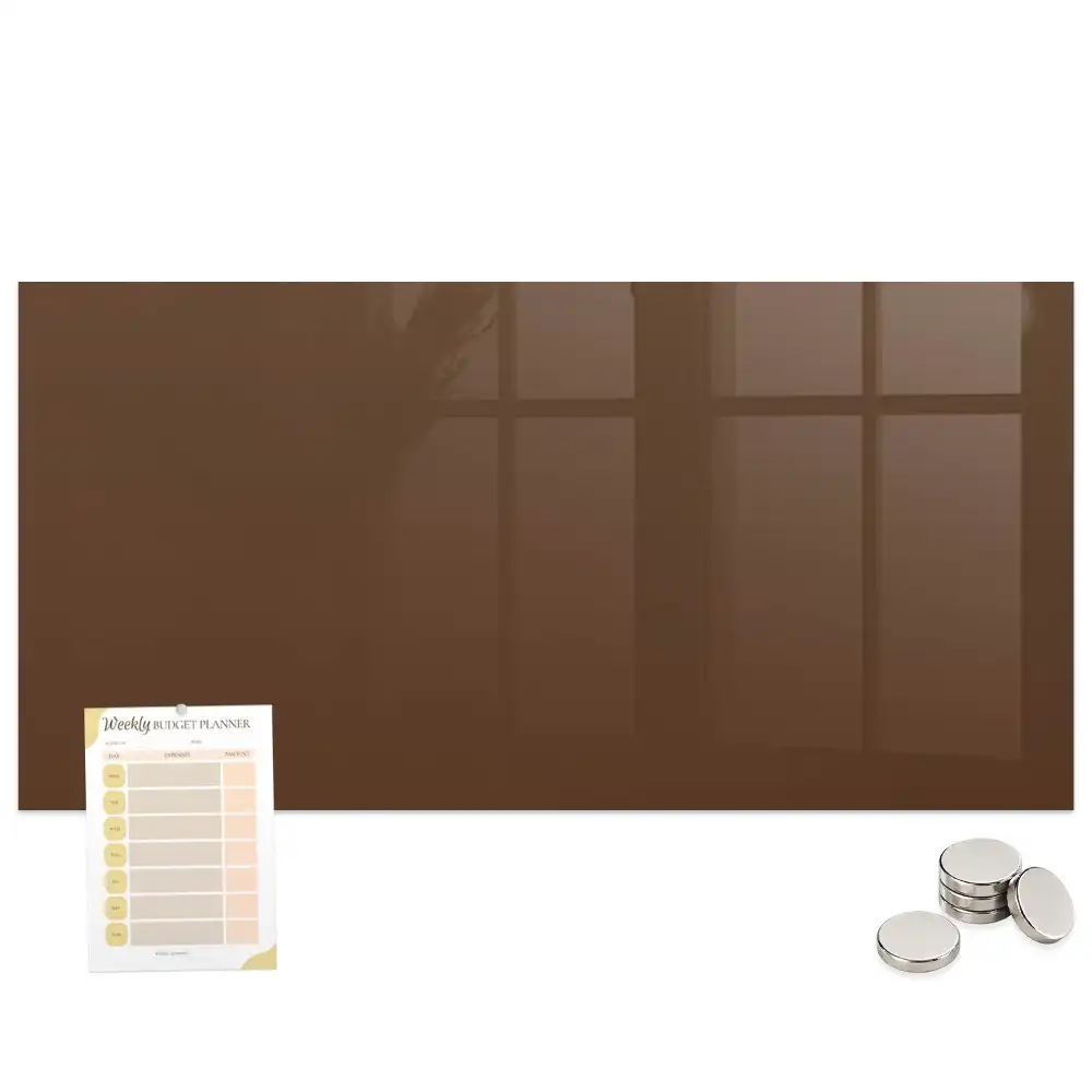 Tableau aimanté décoratif marron