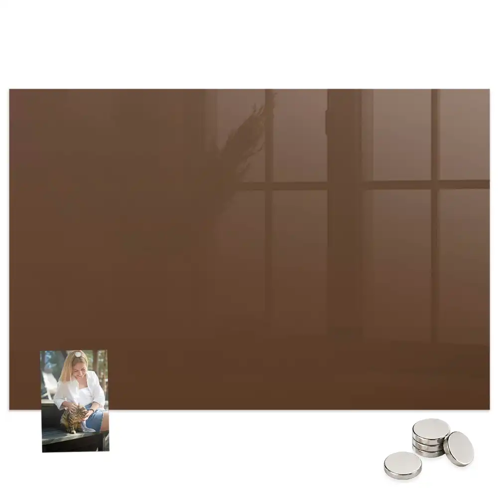 Tableau aimanté décoratif marron