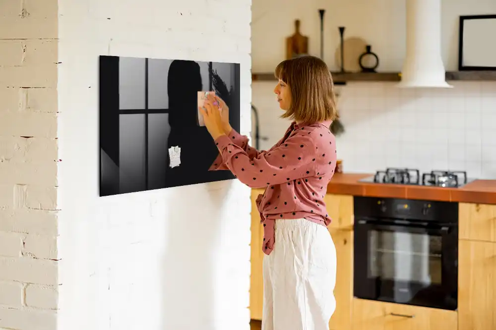 Tableau magnétique décoratif noir