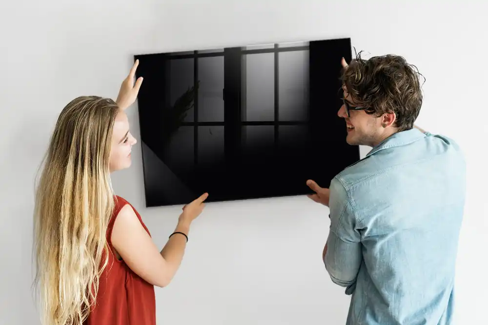 Tableau magnétique décoratif noir