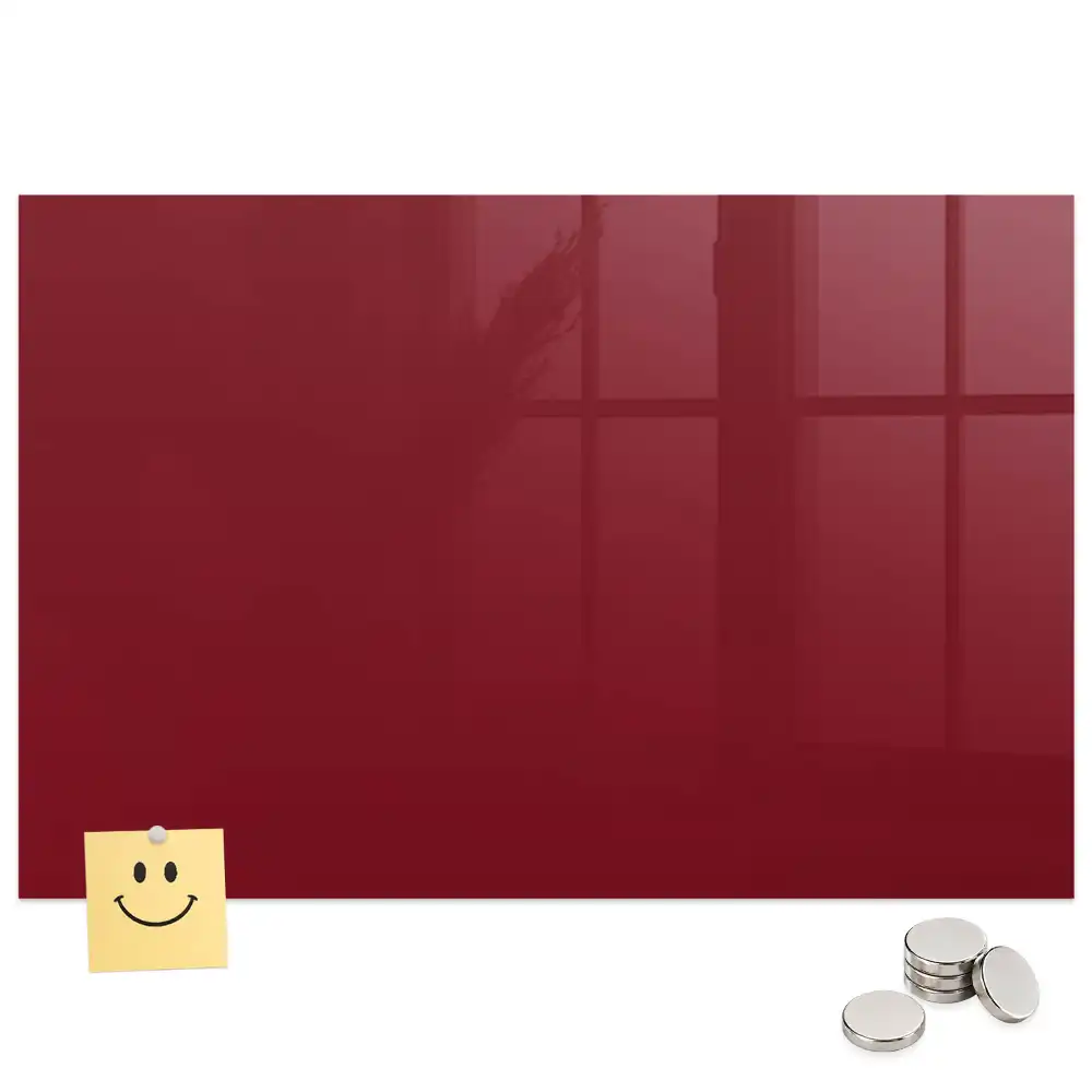 Tableau magnétique couleur bordeaux
