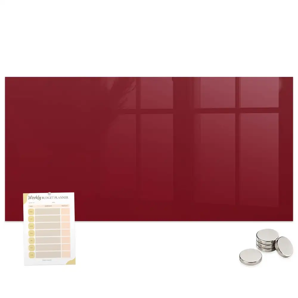 Tableau magnétique couleur bordeaux