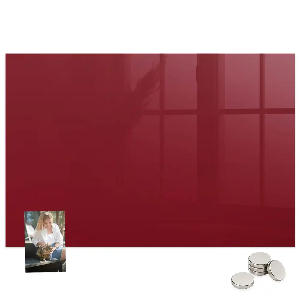 Tableau magnétique couleur bordeaux