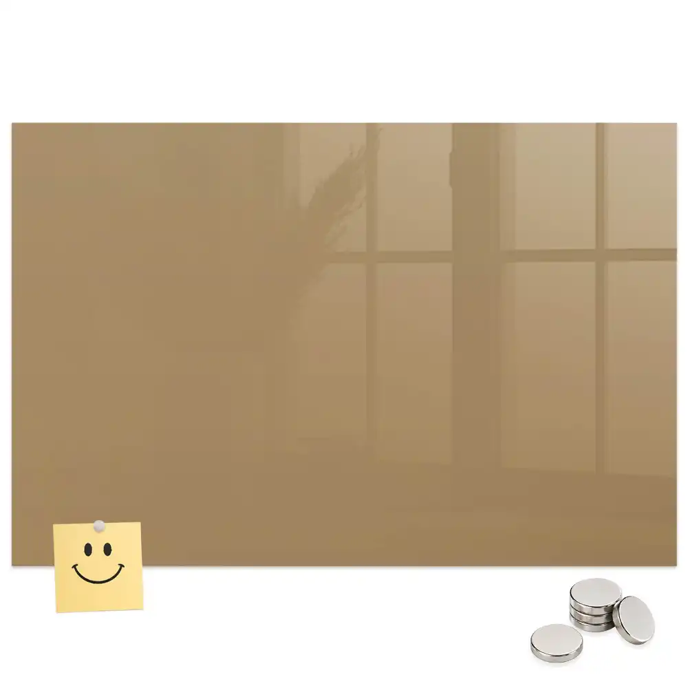 Tableau magnétique décoratif beige foncé