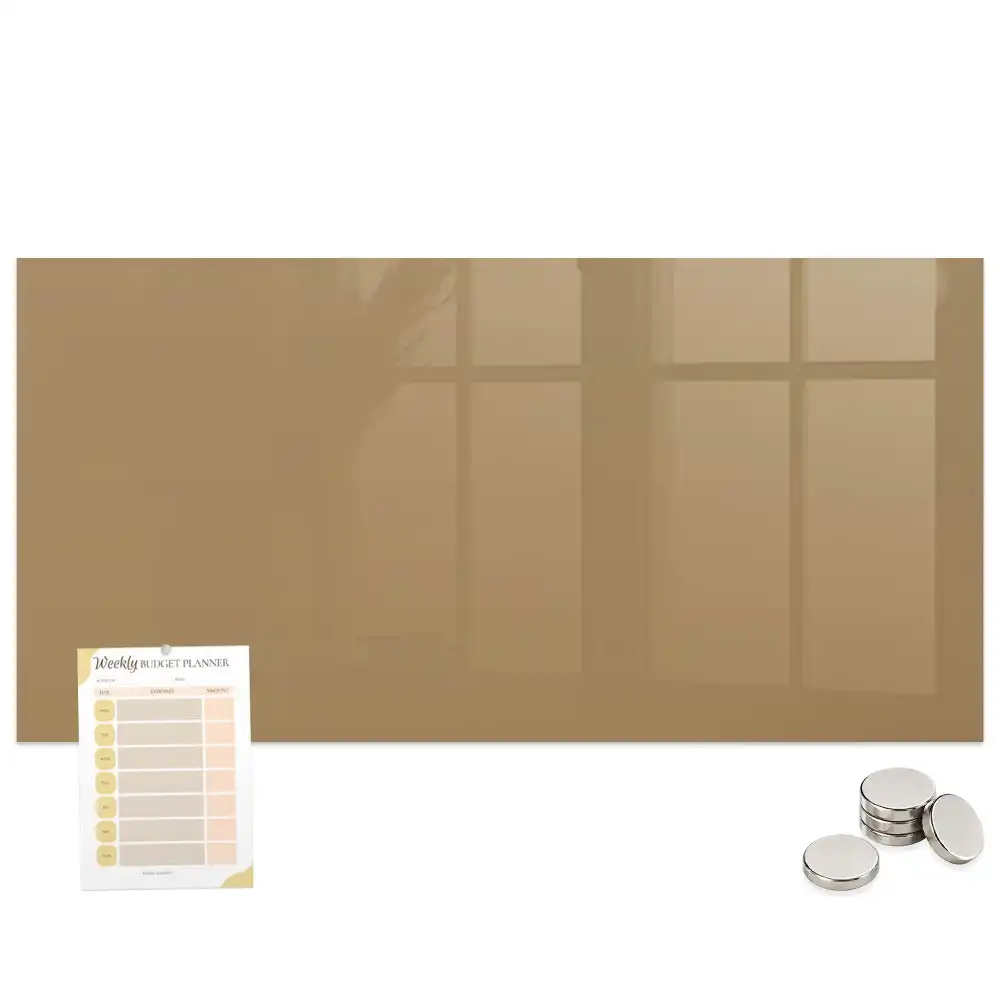 Tableau magnétique décoratif beige foncé