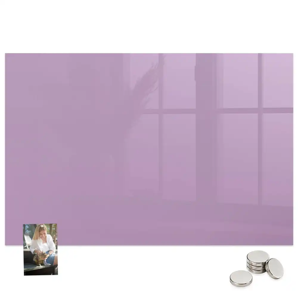 Tableau mural magnétique couleur lilas