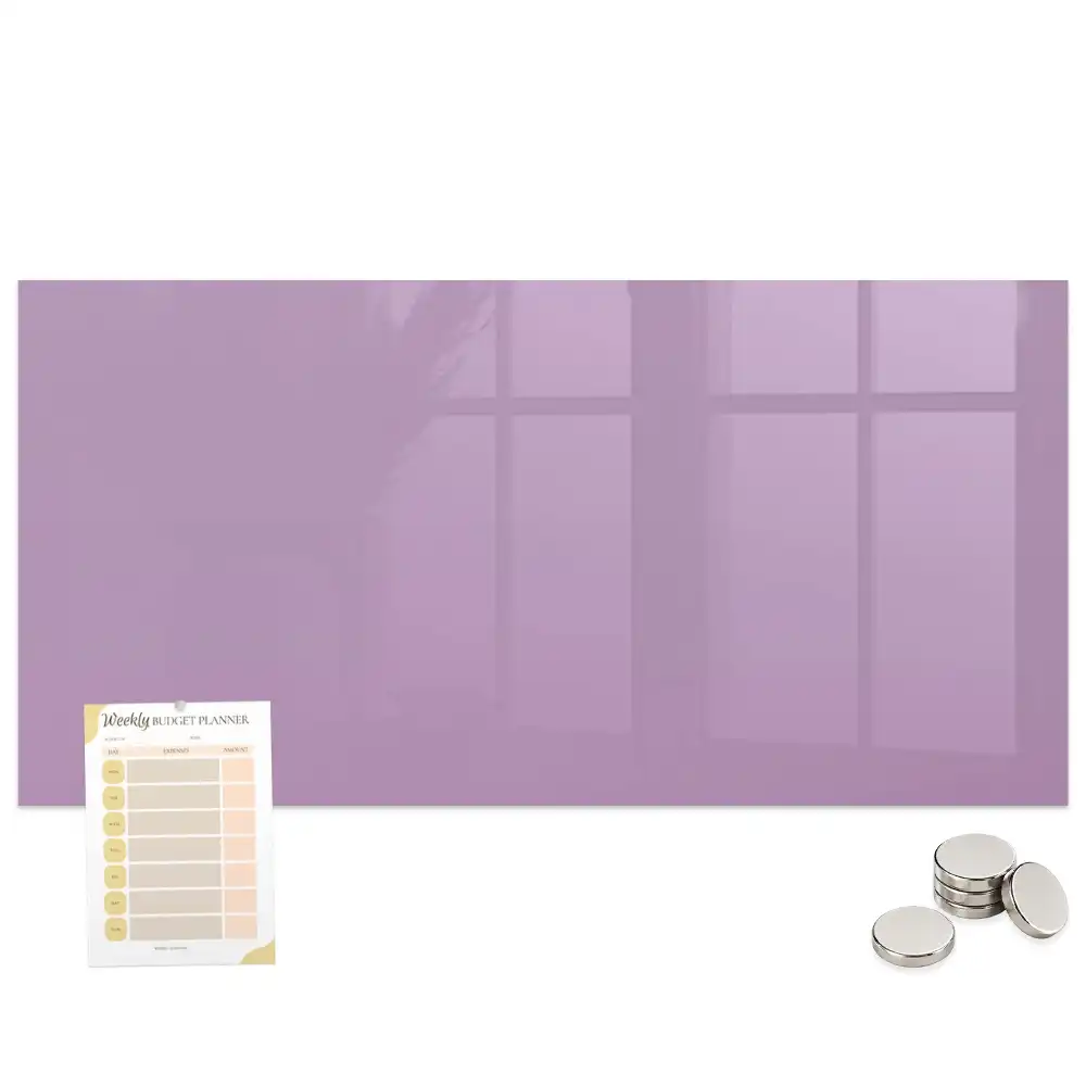 Tableau mural magnétique couleur lilas