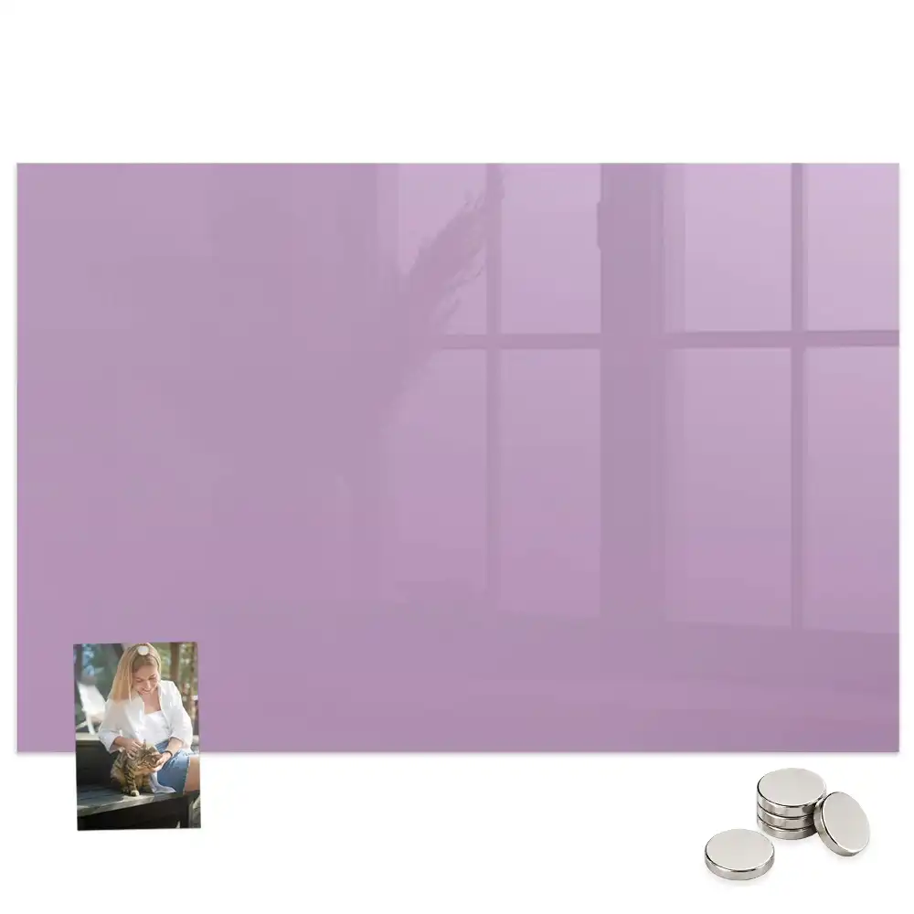 Tableau mural magnétique couleur lilas