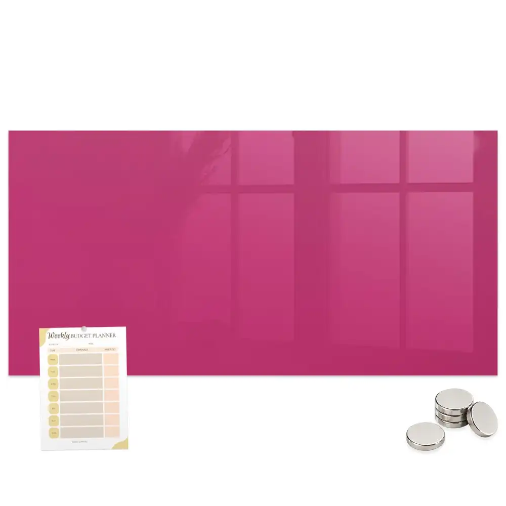 Tableau magnétique rose intense pour magnets