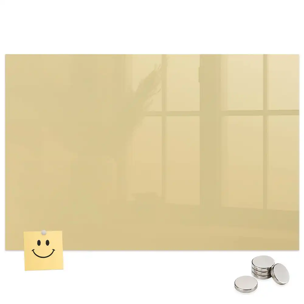 Tableau aimanté décoratif couleur crème