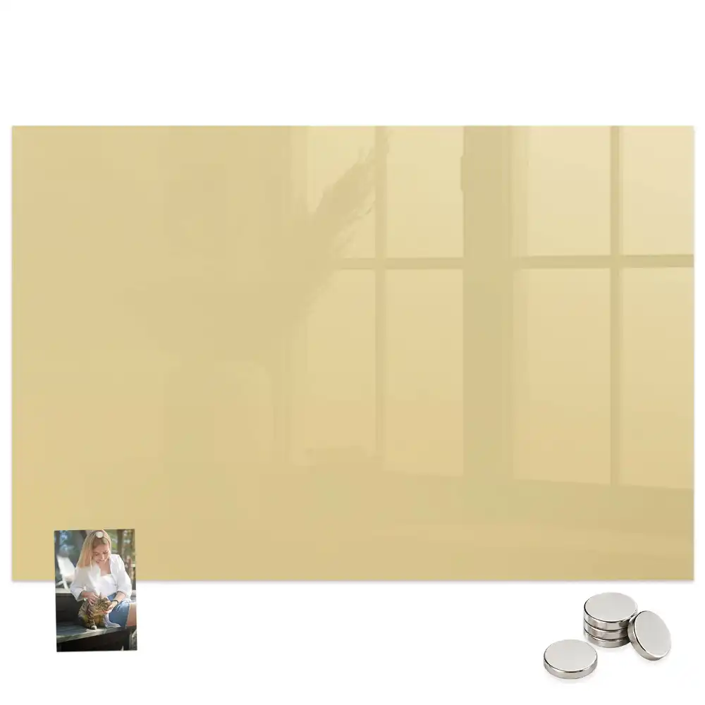 Tableau aimanté décoratif couleur crème