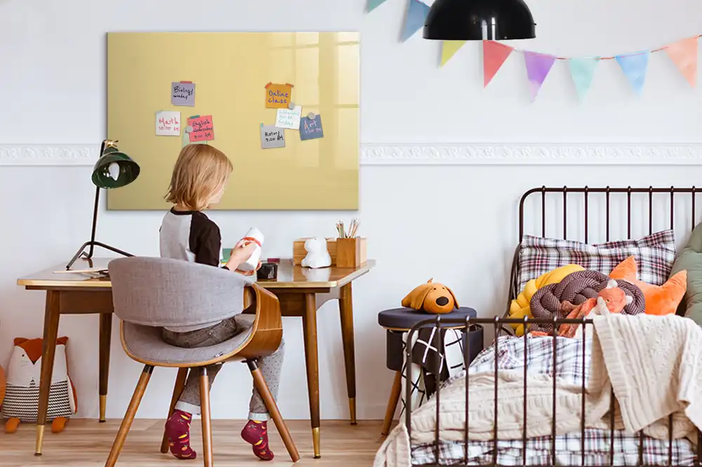 Tableau aimanté décoratif couleur crème