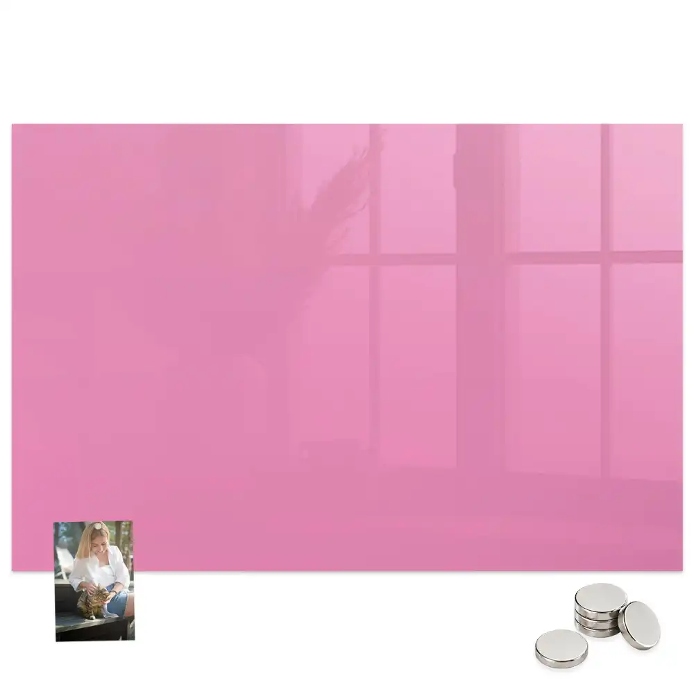 Tableau magnétique rose pour magnets