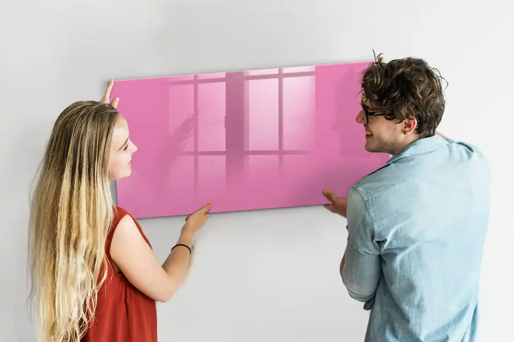 Tableau magnétique rose pour magnets