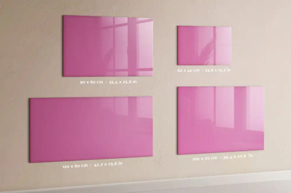 Tableau magnétique rose pour magnets