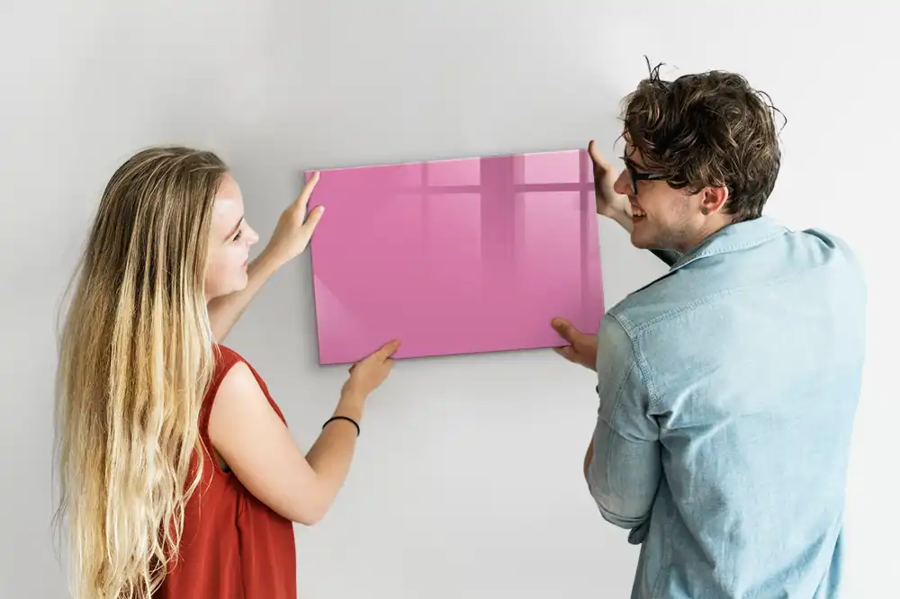 Tableau magnétique rose pour magnets