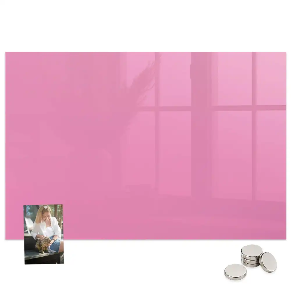 Tableau magnétique rose pour magnets