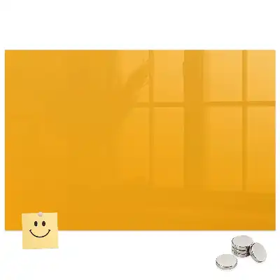 Tableau aimanté décoratif jaune doré