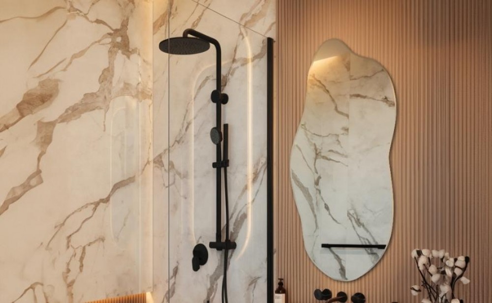 petite salle de bain avec douche